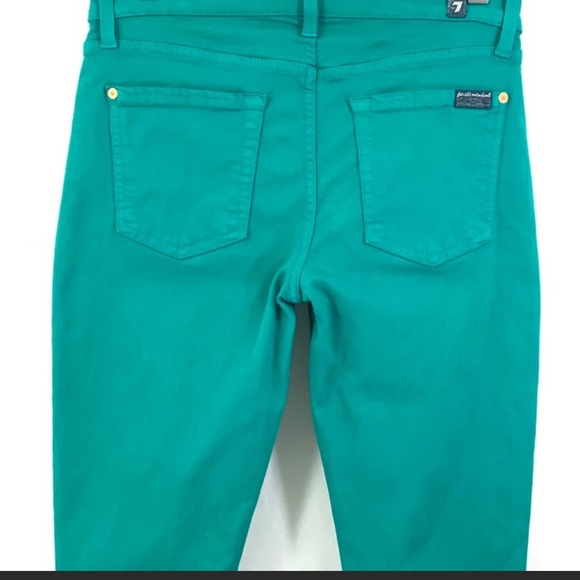 7 for All Mankind The Ankle Skinny Colored Jean - Picture 5 of 10